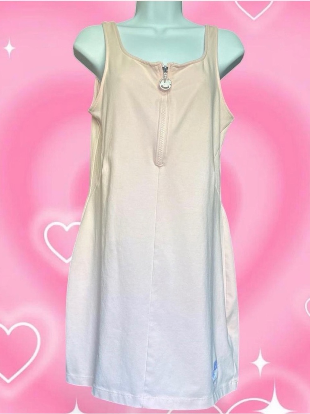 Nike baby pink cream Tank Top dress size Large